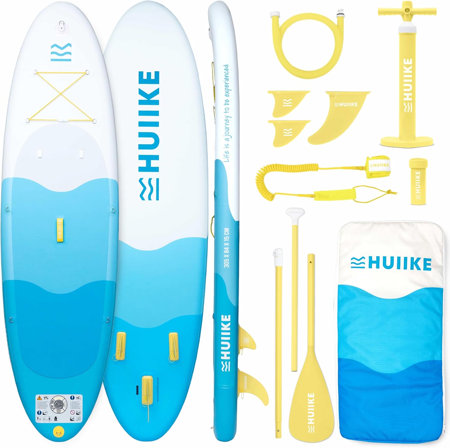 Paddle gonflable Huiike femme gabarit léger 76cm pack complet