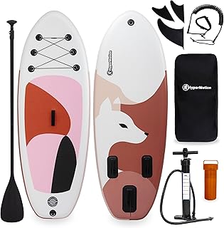 HyperMotion paddle gonflable enfant 215cm 7 pieds pagaie pompe inclus