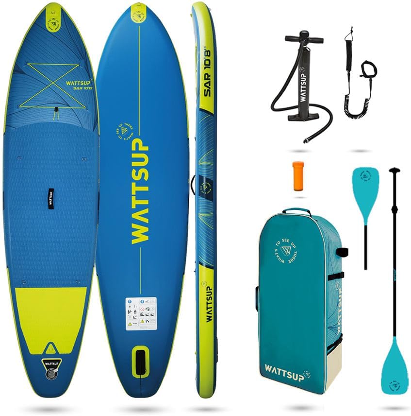 Paddle gonflable Wattsup Espadon 11 pieds 8 355cm 86cm dropstitch 165kg