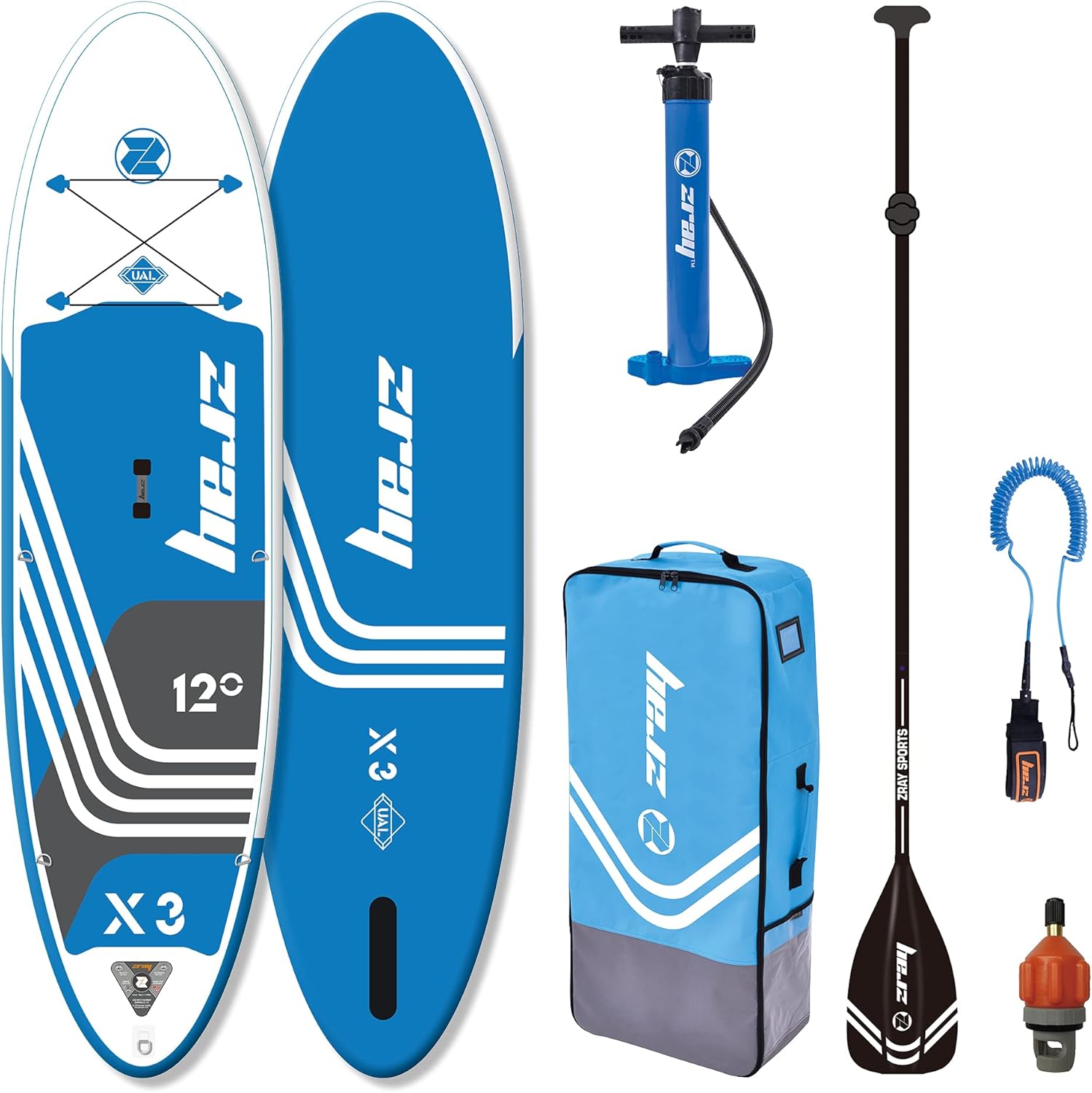 Paddle gonflable Zray X1 X-Rider 310x81x15cm dropstitch pack complet